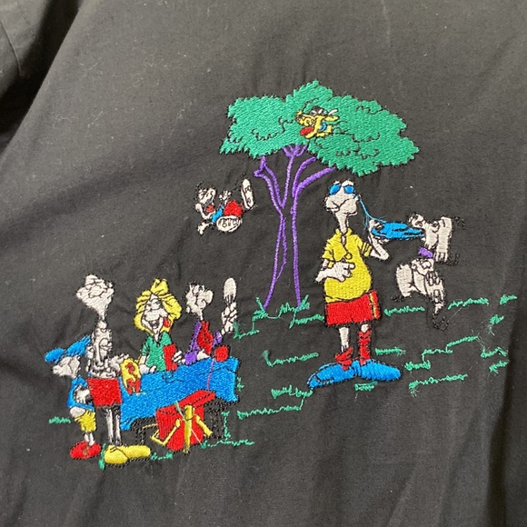 Natural Issue By Feldini Embroidered Lon Sleeve Shirt - Picture 7 of 9